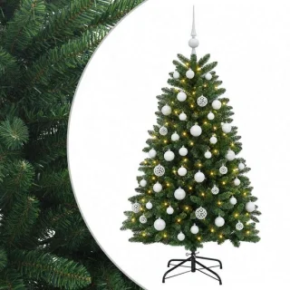 vidaXL kunstkerstboom met kerstbal 150 cm