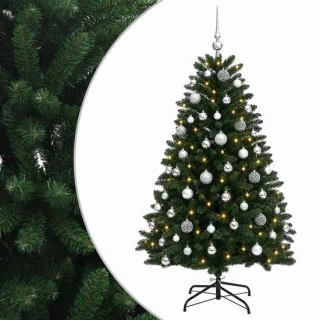 vidaXL kunstkerstboom met kerstbal, 150 cm