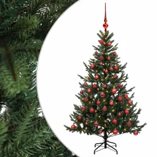vidaXL kunstkerstboom met kerstbal - 150 cm
