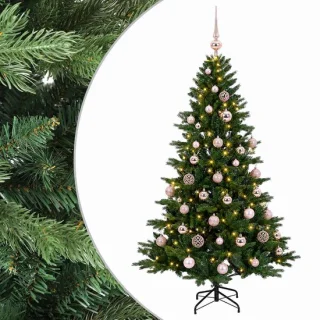 vidaXL kunstkerstboom met kerstbal 150 cm