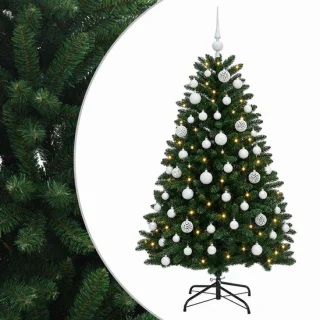 vidaXL kunstkerstboom met kerstbal 150 cm