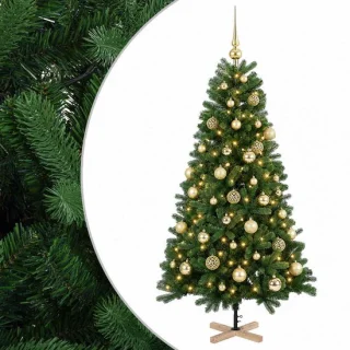 vidaXL kunstkerstboom met kerstbal 150 cm