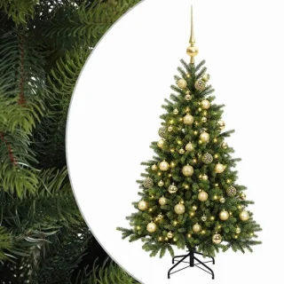 vidaXL kunstkerstboom met kerstbal 150 cm