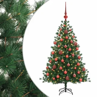 vidaXL kunstkerstboom met kerstbal 150 cm