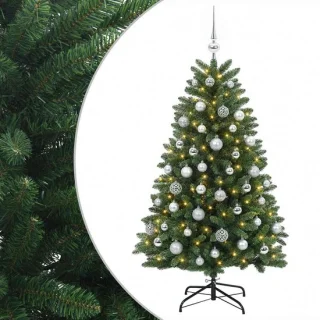 vidaXL kunstkerstboom met kerstbal 150 cm