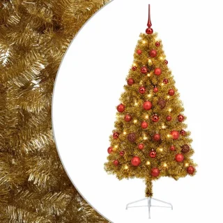 vidaXL kunstkerstboom met kerstbal 150 cm