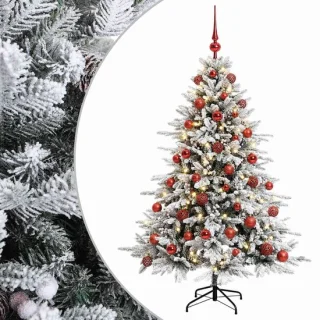 vidaXL kunstkerstboom met kerstbal 150 cm