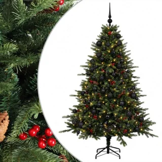 vidaXL kunstkerstboom met kerstbal, 180 cm