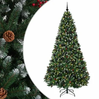 vidaXL Kunstkerstboom met kerstbal 180 cm