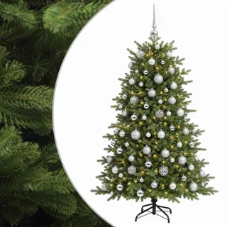 vidaXL kunstkerstboom met kerstbal, 180 cm