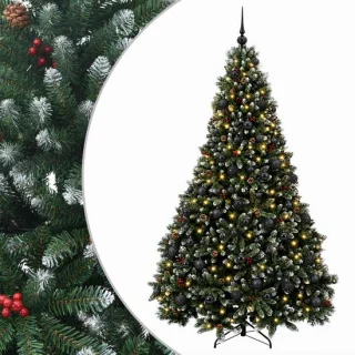 vidaXL kunstkerstboom met kerstbal 180 cm