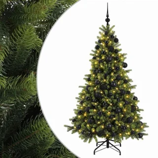 vidaXL kunstkerstboom met kerstbal 180 cm