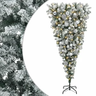 vidaXL kunstkerstboom met kerstbal 210 cm