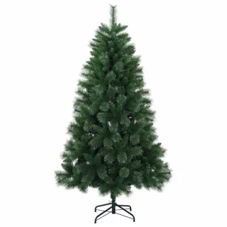 vidaXL kunstkerstboom met kerstbal 210 cm