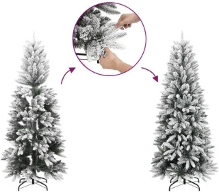 vidaXL kunstkerstboom met kerstbal 240 cm