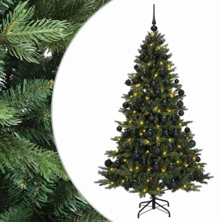 vidaXL kunstkerstboom met kerstbal 240 cm