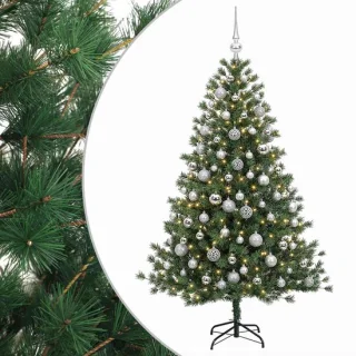 vidaXL kunstkerstboom met kerstbal 240 cm
