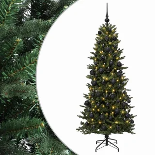 vidaXL Kunstkerstboom met kerstbal 240 cm