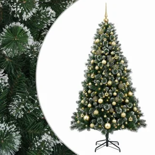 vidaXL kunstkerstboom met kerstbal, 240 cm