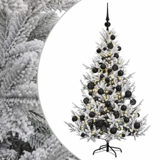 vidaXL kunstkerstboom met kerstballen 150 cm