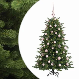 vidaXL kunstkerstboom met kerstballen 150 cm
