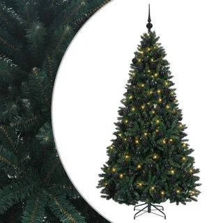 vidaXL kunstkerstboom met kerstballen, 180 cm
