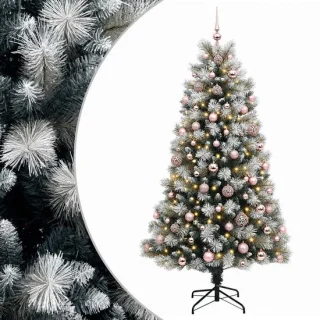vidaXL kunstkerstboom met kerstballen 240 cm