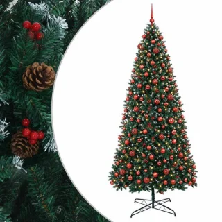 vidaXL kunstkerstboom met kerstballen 500 cm
