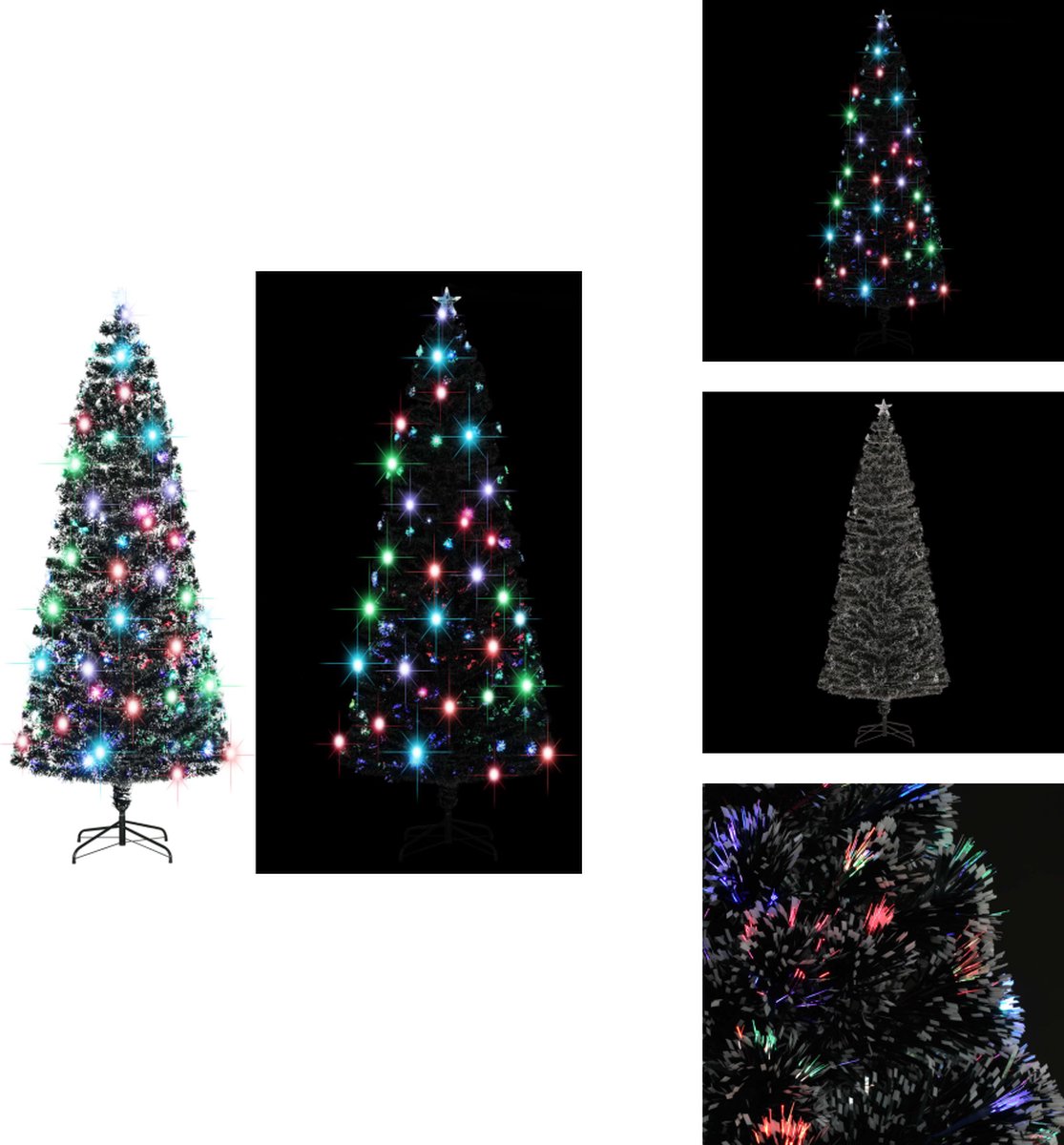 vidaXL Kunstkerstboom met LED 240 cm met standaard