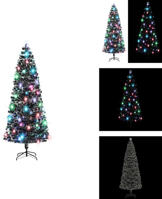 vidaXL Kunstkerstboom met LED 240 cm met standaard