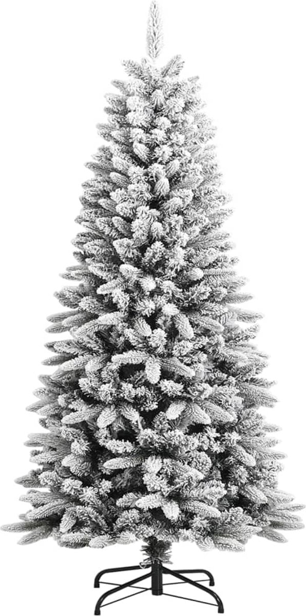 vidaXL Kunstkerstboom met sneeuw 120 cm PVC & PE
