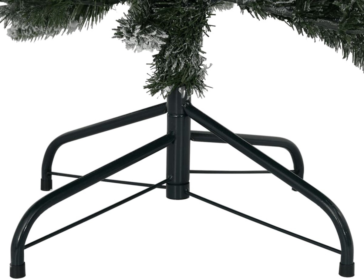 vidaXL Kunstkerstboom met sneeuw 120 cm PVC & PE