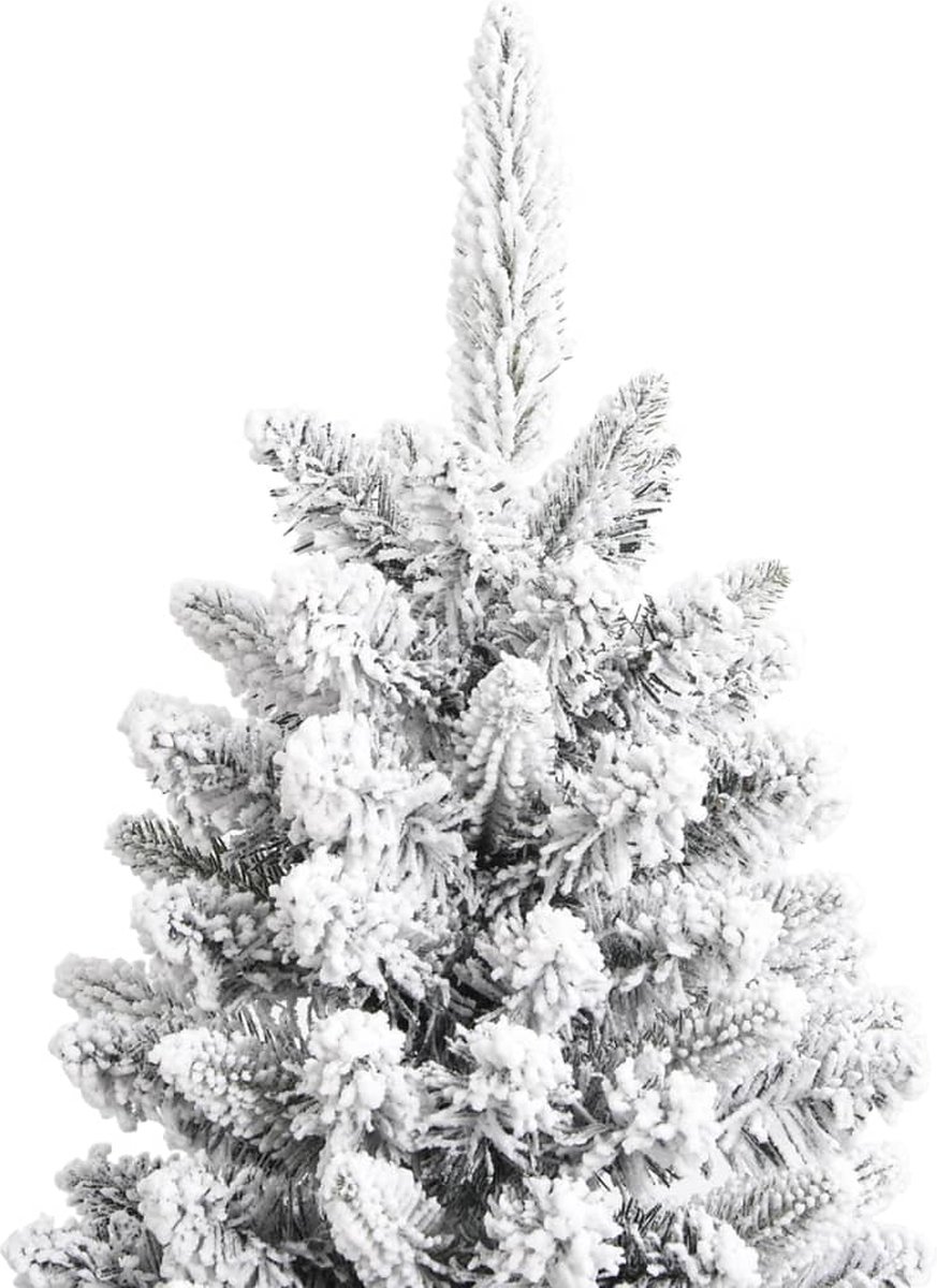 vidaXL Kunstkerstboom met sneeuw 120 cm PVC & PE