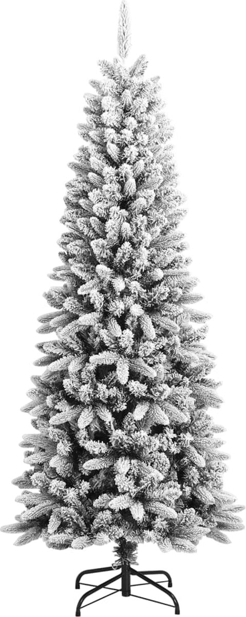 vidaXL Kunstkerstboom met sneeuw 180 cm PVC en PE