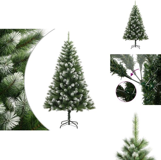 vidaXL Kunstkerstboom met Sneeuw 240 cm