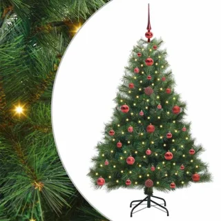 vidaXL Kunstkerstboom met standaard 120 cm