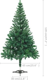Wat vinden we goed aan de vidaXL Kunstkerstboom met standaard 120 cm