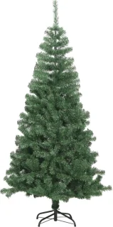 vidaXL Kunstkerstboom met standaard 120 cm
