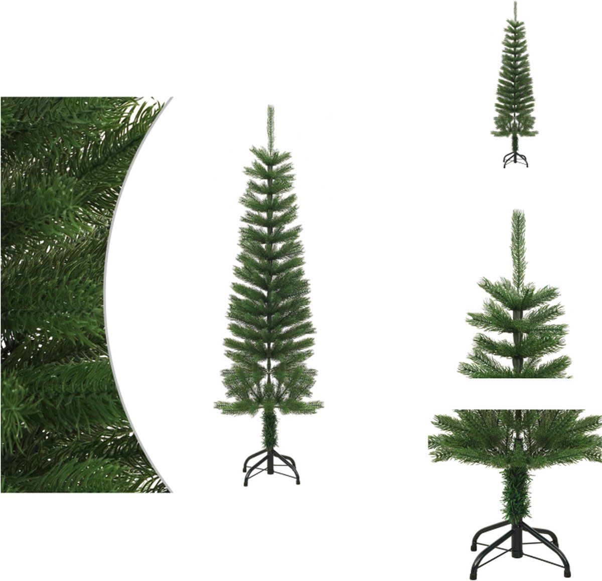 vidaXL Kunstkerstboom met standaard 150 cm PE