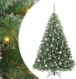 vidaXL kunstkerstboom met standaard 180 cm PE en PVC