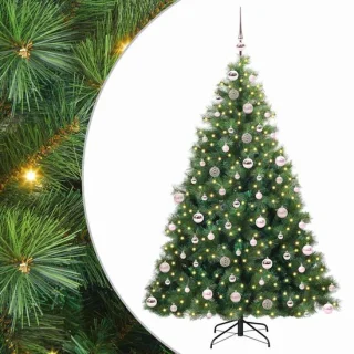 vidaXL kunstkerstboom met standaard 180 cm PE en PVC
