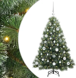 vidaXL kunstkerstboom met standaard groen 120 cm
