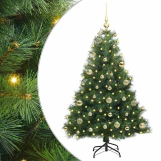 vidaXL kunstkerstboom met standaard groen 120 cm PE en PVC