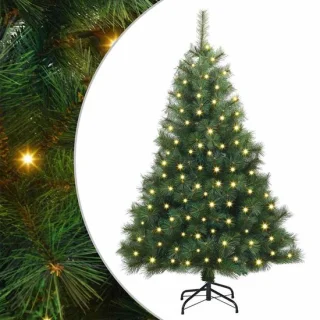 vidaXL kunstkerstboom met standaard groen 120 cm PE en PVC