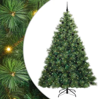 vidaXL kunstkerstboom met standaard groen 240 cm