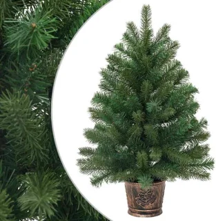 vidaXL kunstkerstboom met standaard groen 95 cm