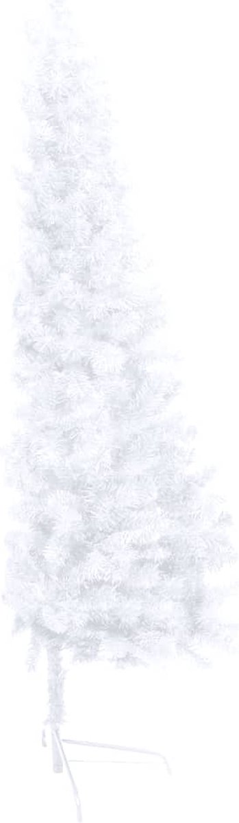 vidaXL Kunstkerstboom met verlichting en kerstballen 150 cm wit