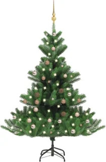 vidaXL Kunstkerstboom Nordmann 150 cm groen