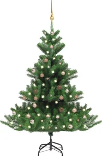 vidaXL Kunstkerstboom Nordmann 180 cm groen