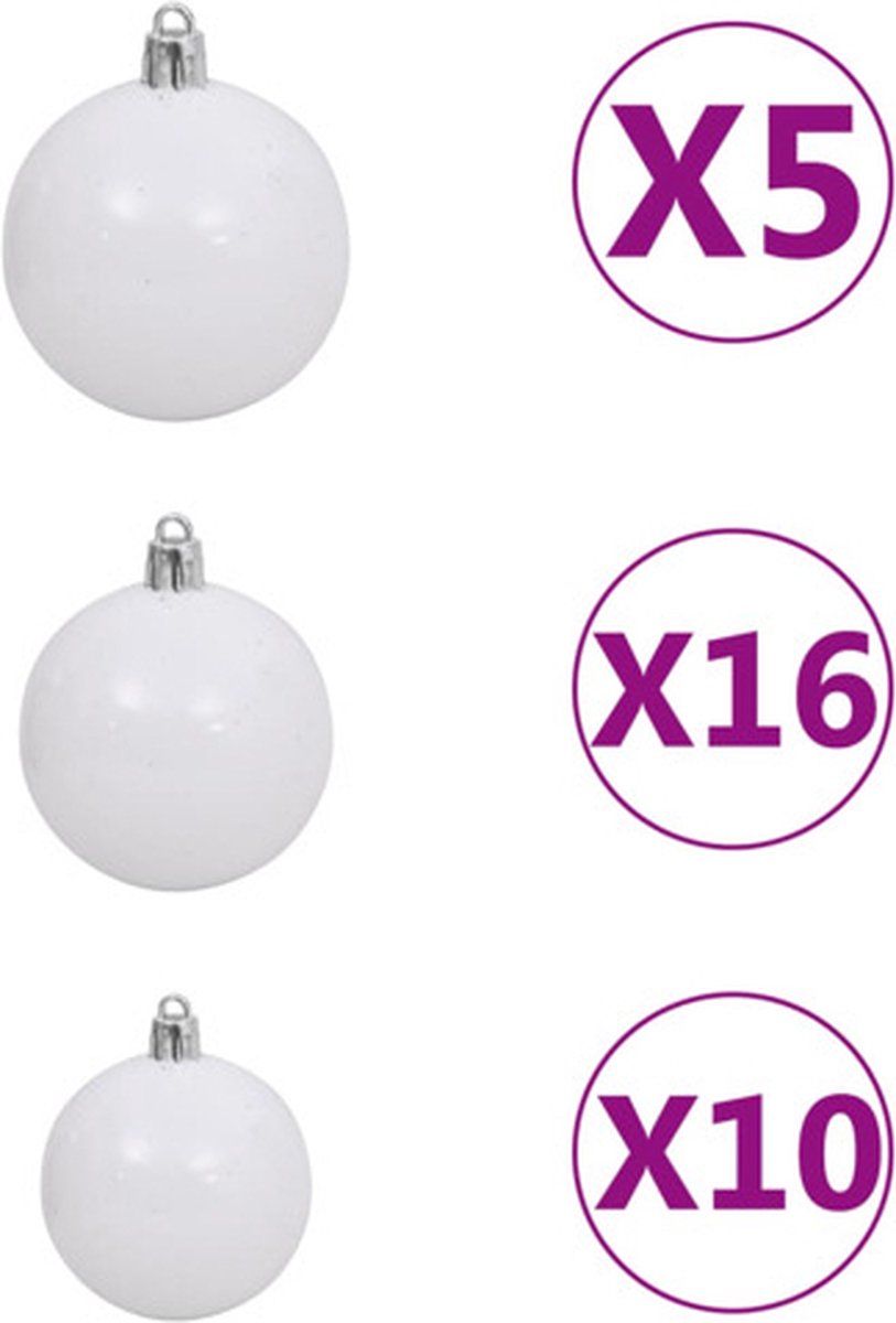 vidaXL Kunstkerstboom Nordmann 240 cm groen